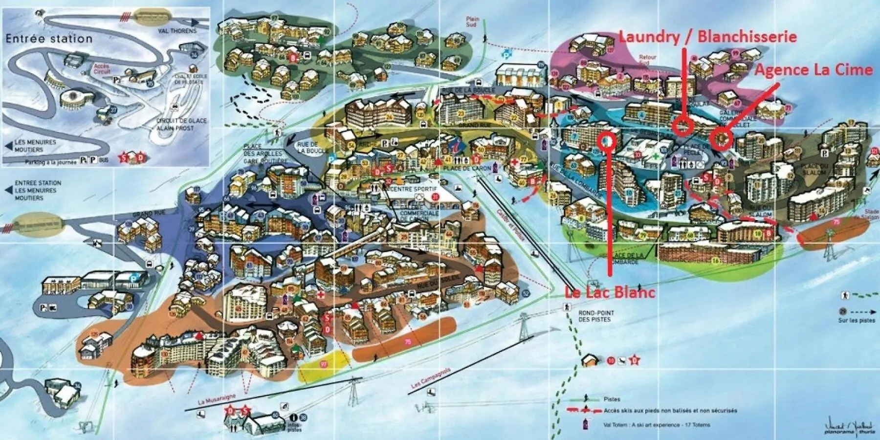 Apartment Residence Lac Blanc - Val Thorens Location: Studio Pour 4 Personnes Oriente Sud Ouest Residence Lac Blanc Mae-9050 France